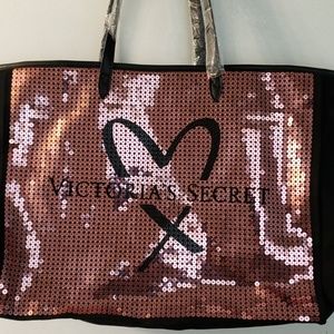 Victoria secret canvas tote